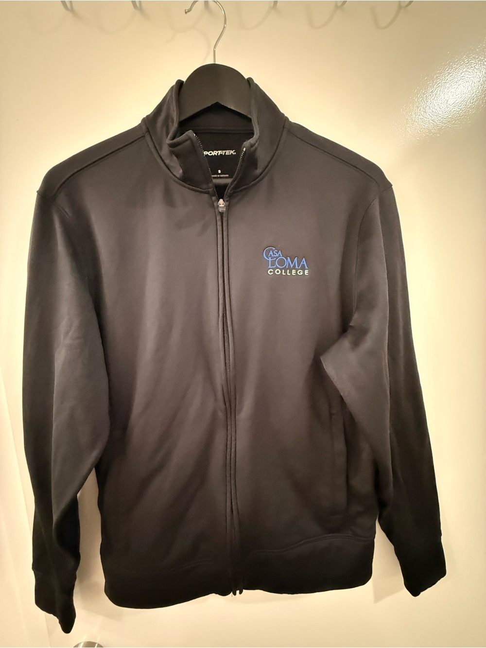 Sport-Tek Black Full-Zip Jacket with Casa Loma College Embroidery